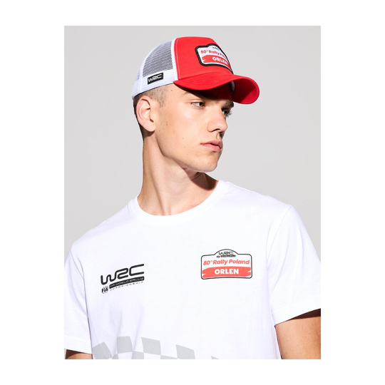 Czapka z daszkiem Trucker Rally Poland czerwona
