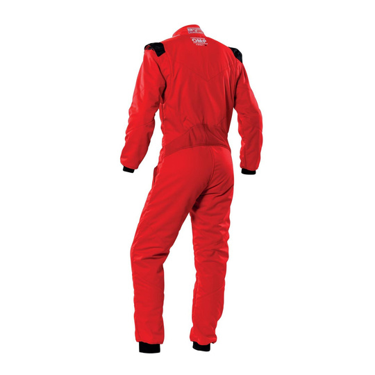 Kombinezon rajdowy OMP FIRST-S MY20 czerwony (homologacja FIA)