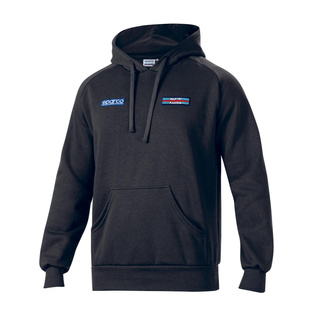Bluza z kapturem Stripe Martini Racing Sparco czarna Bluza z kapturem Stripe Martini Racing Sparco czarna