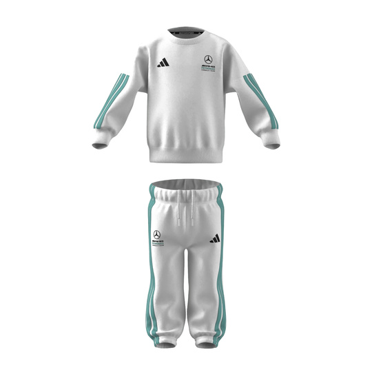Zestaw niemowlęcy DNA Longsleeve biały Mercedes AMG F1 2026