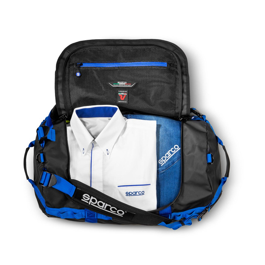 Torba podróżna DAKAR-S Sparco czarno-niebieska