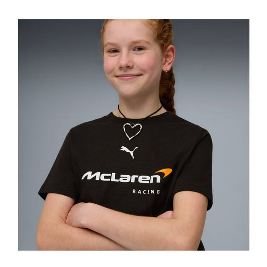 Koszulka t-shirt dziecięca Large Logo McLaren F1 2026 czarna