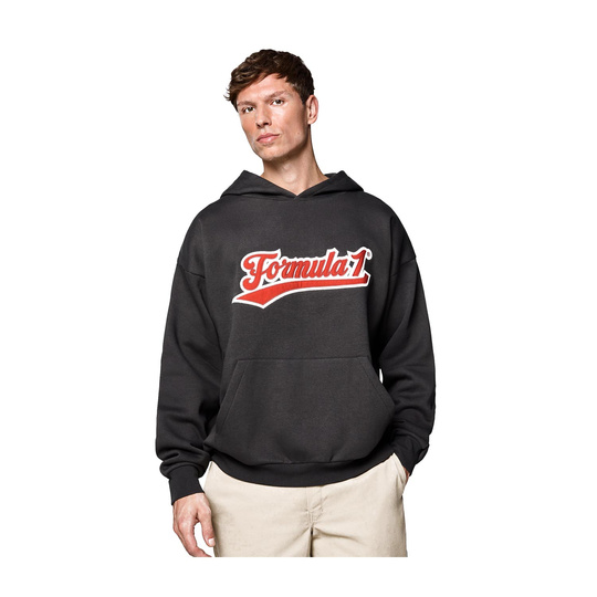 Bluza z kapturem Heritage Graphic Formula 1 czarna