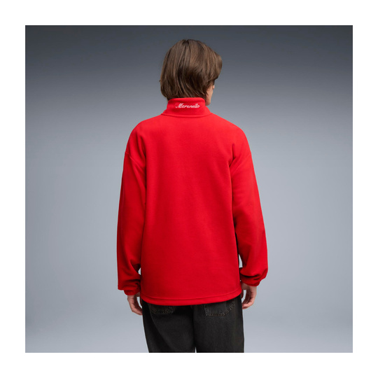 Bluza męska 1/4 Zip czerwona Scuderia Ferrari F1 2026
