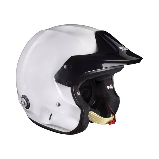 Kask Stilo Venti4 Trophy Jet Composite Hans biały (FIA)