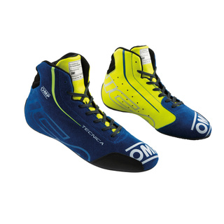 Buty OMP Tecnica MY25 granatowe/żółte (FIA) Buty OMP Tecnica MY25 granatowe/żółte (FIA)
