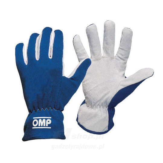 Rękawice OMP NEW Rally niebieskie