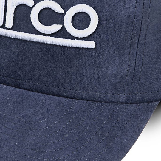 Czapka z daszkiem Suede Sparco granatowa