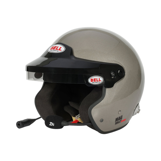 Kask Bell MAG Rally Sport srebrny (FIA)