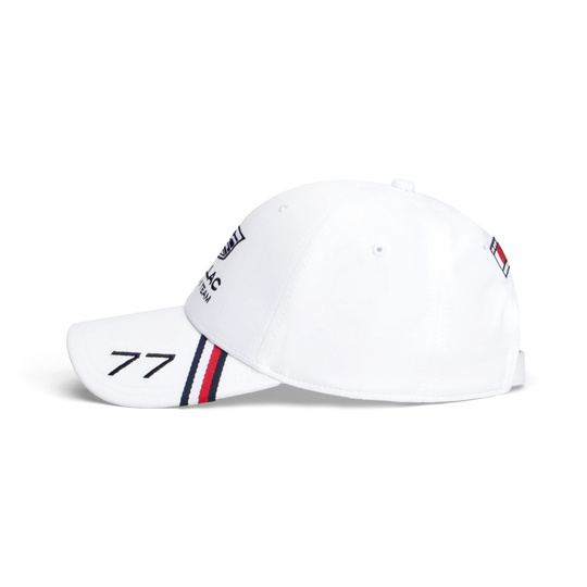 Czapka męska baseballowa biała Valtteri Bottas Team Cadillac F1 2026