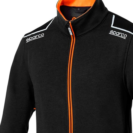 Bluza rozpinana Tech Sparco czarna/pomarańczowa