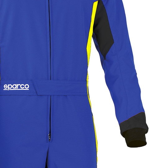 Kombinezon Sparco Thunder MY22 niebieski/żółty (CIK)