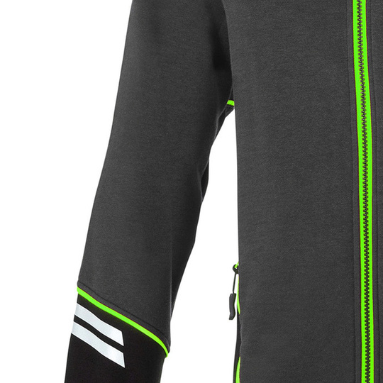Bluza rozpinana Tech Sparco szara/zielona