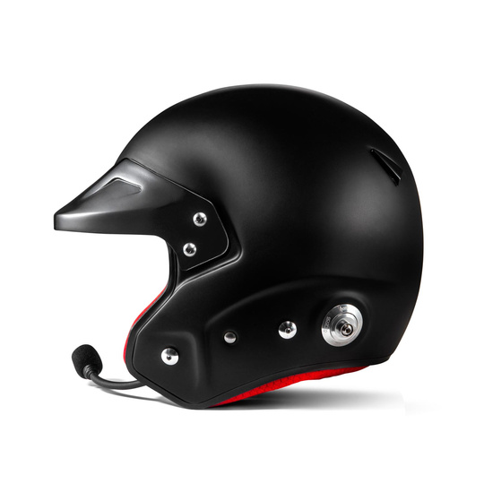 Kask otwarty Sparco Air RJ-I czarno-czerwony (FIA)