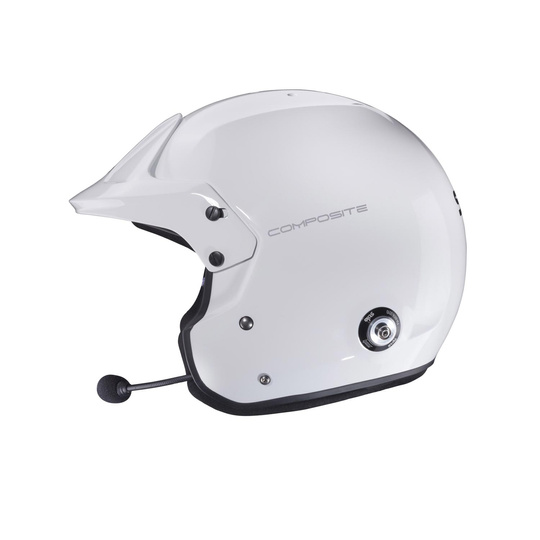 Kask otwarty z interkomem Stilo Venti TROPHY Plus biały (FIA-SNELL)