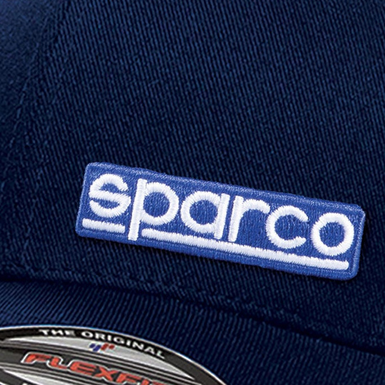 Czapka z daszkiem Flexfit Sparco granatowa