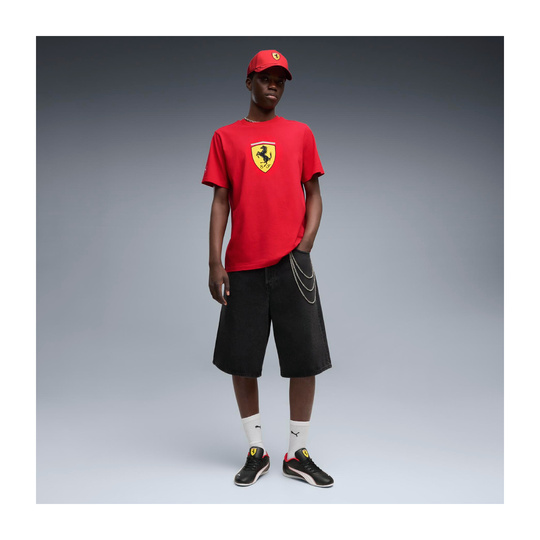 Koszulka T-shirt męska czerwona Large Logo Scuderia Ferrari F1 2026