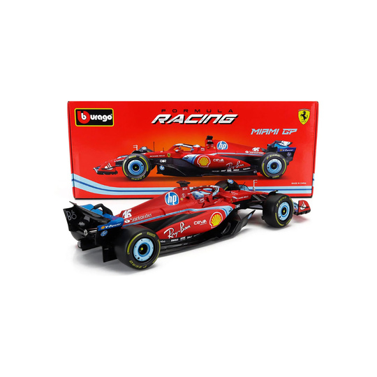 Model bolidu 1/18 Charles Leclerc Miami SF24 Scuderia Ferrari