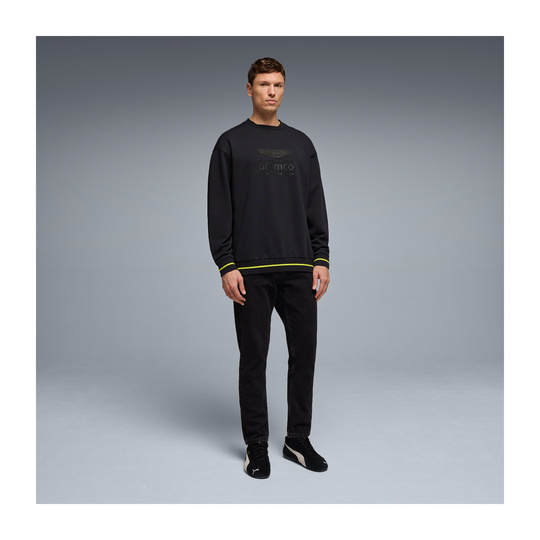 Bluza męska czarna oversized Stealth Aston Martin F1 2026