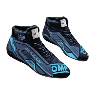 Buty OMP Sport MY22 czarne/niebieskie (FIA) Buty OMP Sport MY22 czarne/niebieskie (FIA)