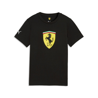 Koszulka t-shirt dziecięca Large Logo Scuderia Ferrari F1 2026 czarna Koszulka t-shirt dziecięca Large Logo Scuderia Ferrari F1 2026 czarna