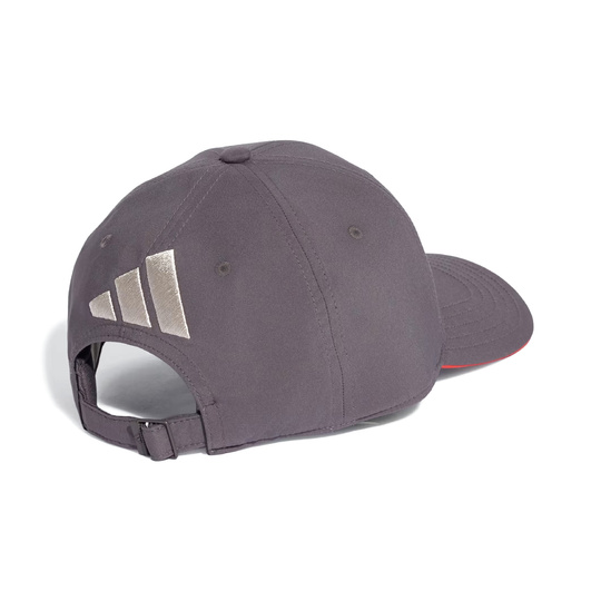Czapka baseballowa męska szara Team Audi F1 2026