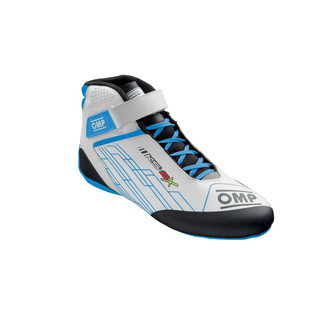 Buty OMP KS-2X białe/niebieskie (FIA) Buty OMP KS-2X białe/niebieskie (FIA)