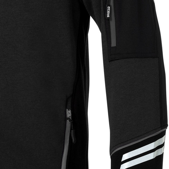 Bluza rozpinana Tech Sparco czarna/szara