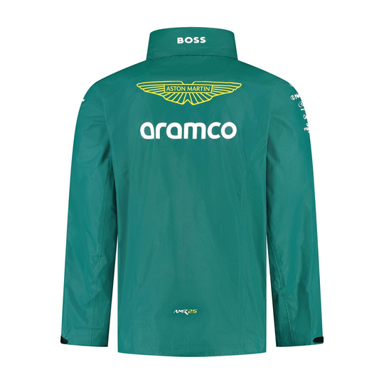 Kurtka męska przeciwdeszczowa Rain Team Aston Martin F1 2025