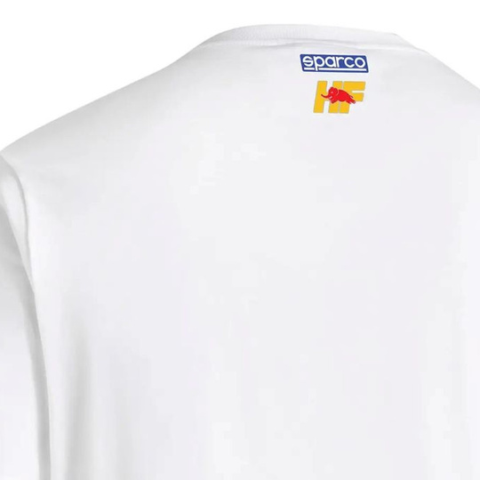 Koszulka t-shirt Lancia Yellow HF Sparco biała