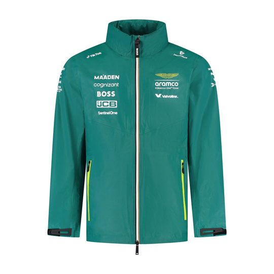 Kurtka męska przeciwdeszczowa Rain Team Aston Martin F1 2025