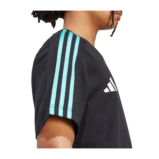 Koszulka męska t-shirt czarna DNA Logo Mercedes AMG F1 2025