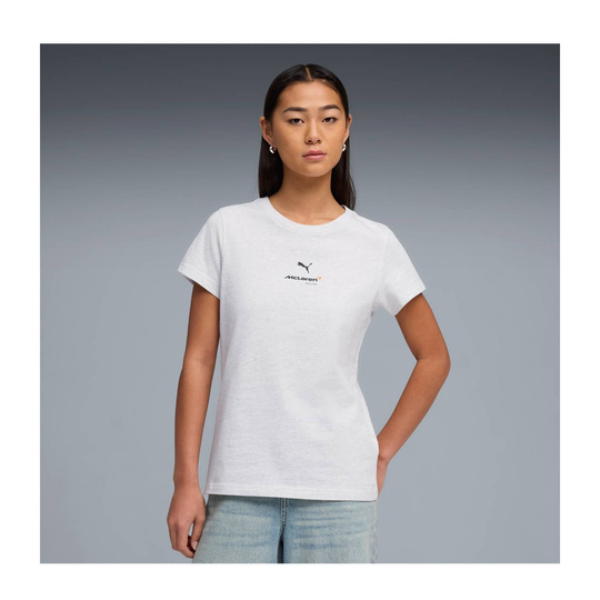 Koszulka T-shirt biała damska Small Logo McLaren F1 2026