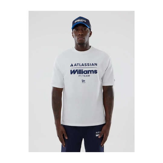 Koszulka t-shirt męska Logo biała Williams Racing 2026