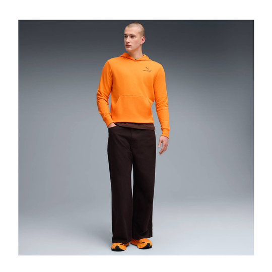 Bluza męska pomarańczowa z kapturem Logo McLaren F1 2026