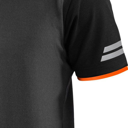 Koszulka t-shirt Tech Sparco czarna/pomarańczowa