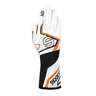 Rękawice Sparco K-Tide+ 8877-2022 białe/pomarańczowe (FIA)