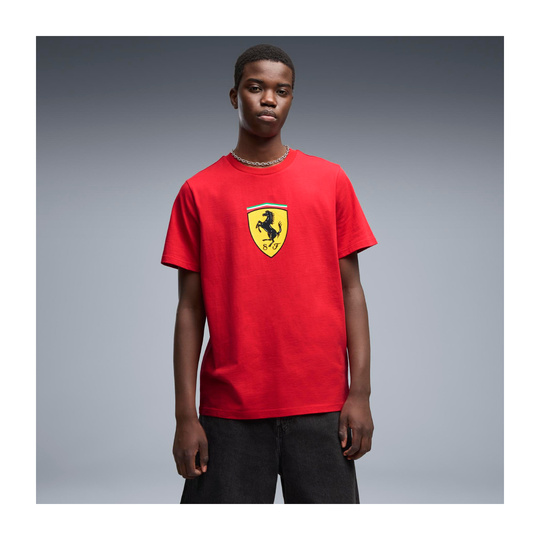 Koszulka t-shirt Large Logo Scuderia Ferrari F1 2026 czerwona