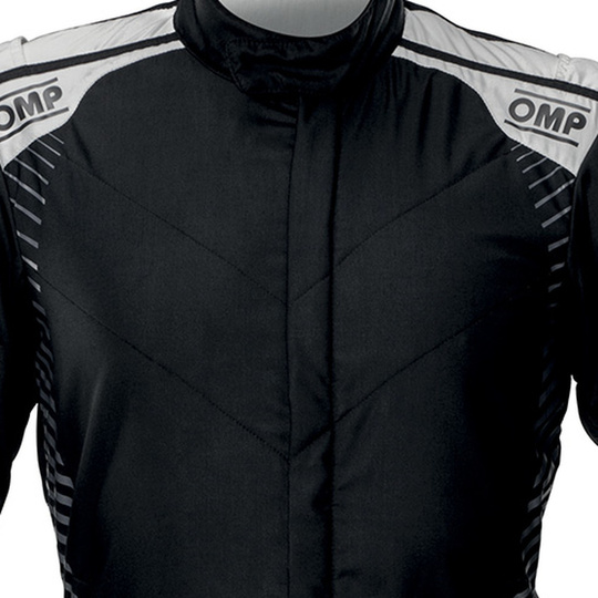 Kombinezon OMP One-S Air czarny/srebrny (FIA)