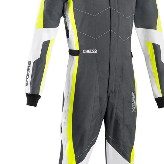Kombinezon Sparco Kerb szary/żółty (FIA)