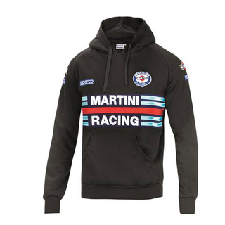 Bluza z kapturem Martini Racing Sparco czarna Bluza z kapturem Martini Racing Sparco czarna
