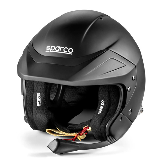 Kask otwarty Sparco Flux RJ-i czarny (FIA)