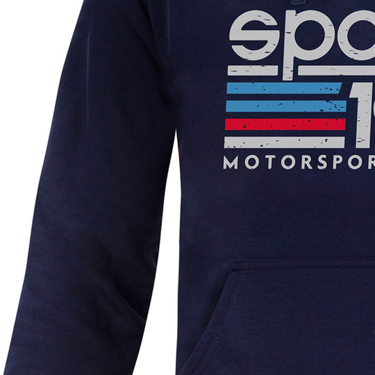 Bluza z kapturem 1977 Sparco granatowa
