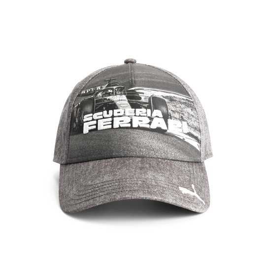 Czapka baseballowa męska Graphic szara Ferrari F1 2025