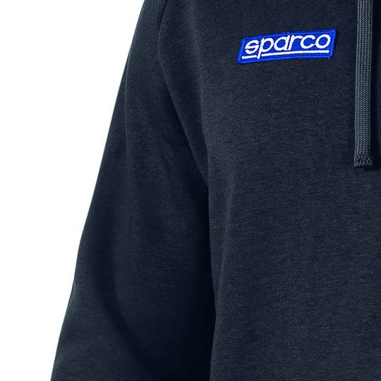 Bluza z kapturem Stripe Martini Racing Sparco czarna