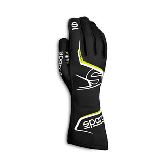 Rękawice Sparco Arrow K MY20 czarne/żółte Rękawice Sparco Arrow K MY20 czarne/żółte