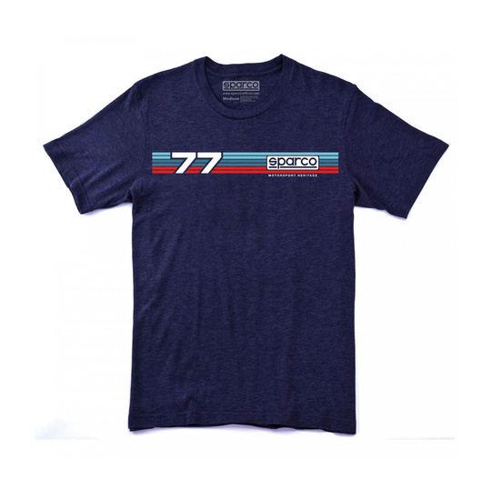 Koszulka t-shirt męska Sparco RALLY niebieska
