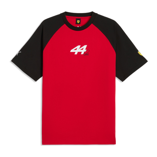 Koszulka T-shirt męska czerwona Hamilton Graphic Scuderia Ferrari F1 2026