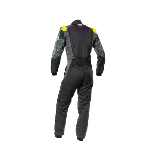 Kombinezon OMP Tecnica Hybrid czarny/żółty (FIA)