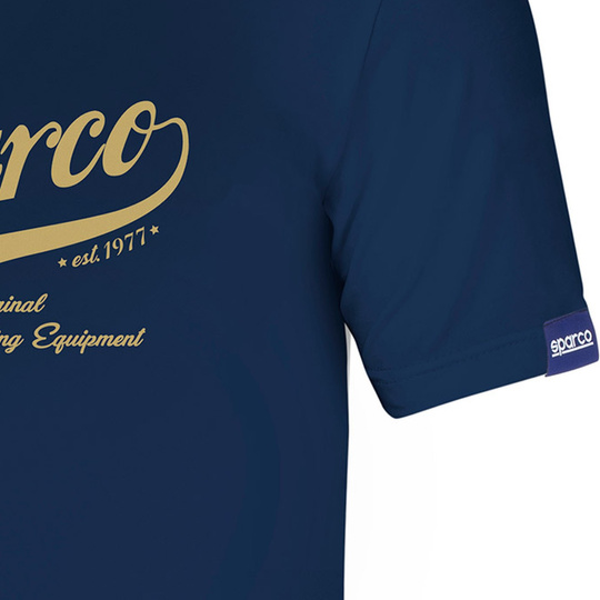 Koszulka t-shirt Vintage Sparco granatowa